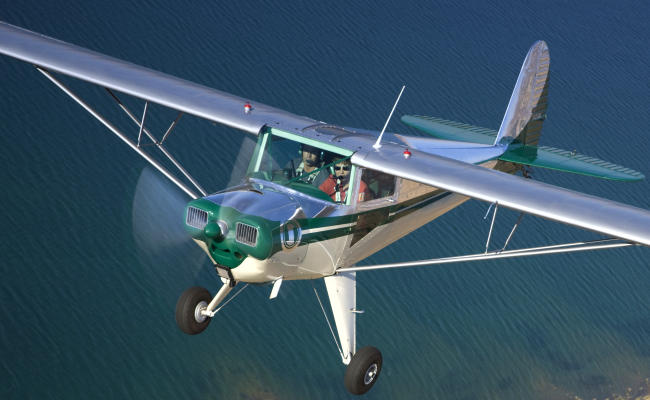 luscombe airplane in flight aircraft appraiser
