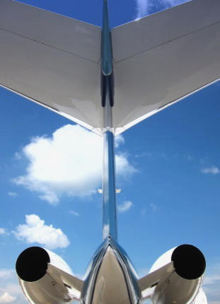 rear view of a gulfstream airplane that can get an aircraft appraisal